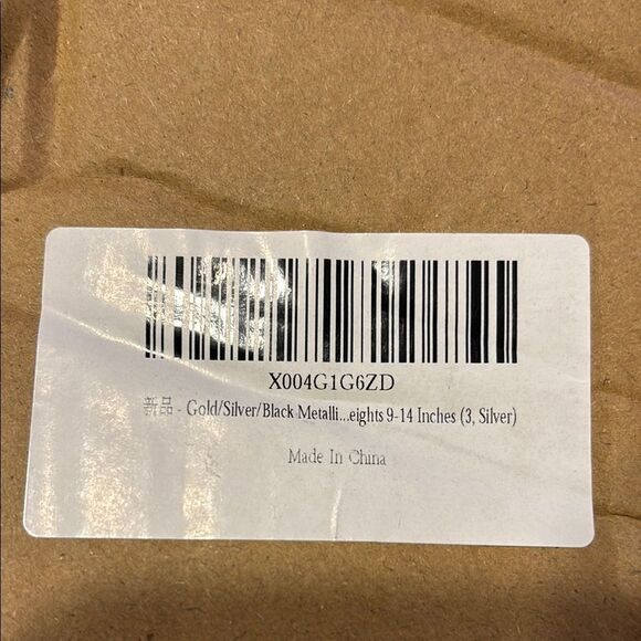 Elegant Silvertone Candle Holder Set - Picture 3 of 4